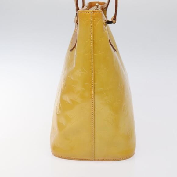 LOUIS VUITTON Monogram Vernis Houston Hand Bag Beige M91004 - Picture 4 of 13